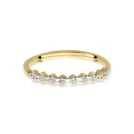 Anillo Ema Oro Amarillo 9K con Diamantes 0,05 ct [1]