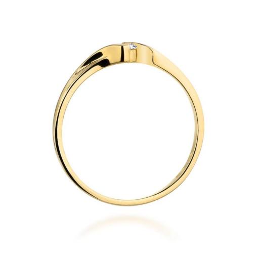 Anillo Serena Diamante 0,09ct Oro Amarillo 14K [2]