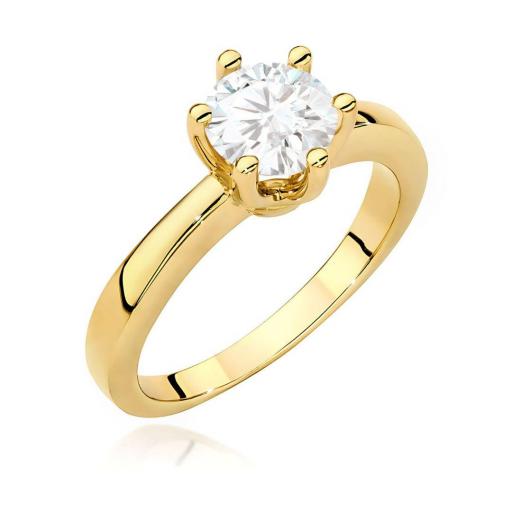 Anillo Vega Diamante 1,00 ct en Oro 14K