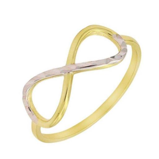 Anillo de oro 18k bicolor INFINITO