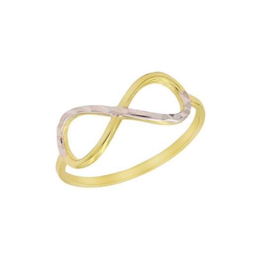 Anillo de oro 18k bicolor INFINITO