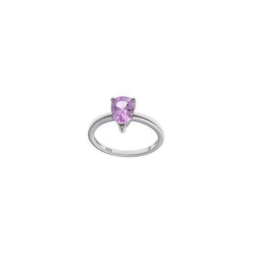 Anillo plata espinel rosado Salvatore Plata para mujer