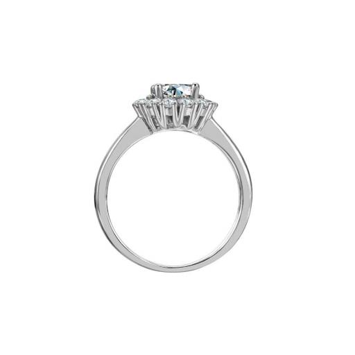 Anillo plata con piedra moissanite diamante de Brizzling BMR 074 talla 18 [1]