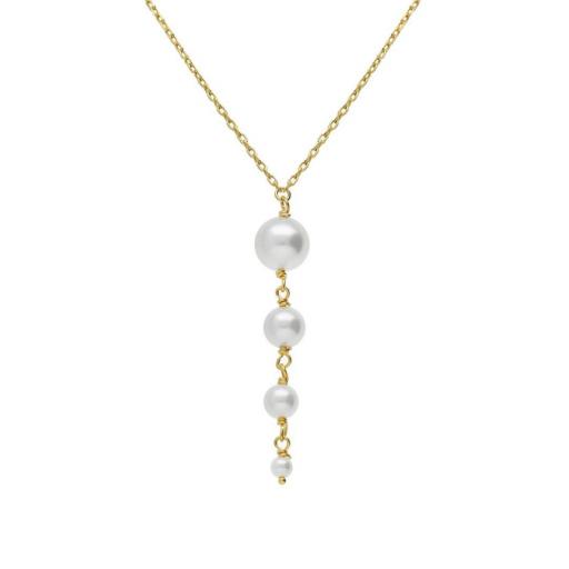 COLLAR LARGO DE PERLAS EN PLATA DE LEY · AURORE · VICTORIA CRUZ