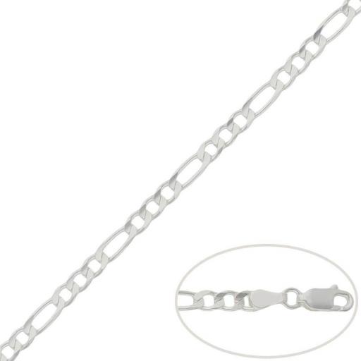 Cadena Cartier Plata 925 4 mm Unisex