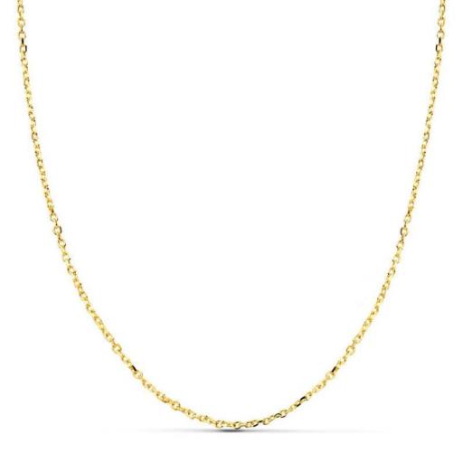 Cadena Forzada Maciza de Oro Amarillo 18K – Fuerte y Elegante, 50 cm