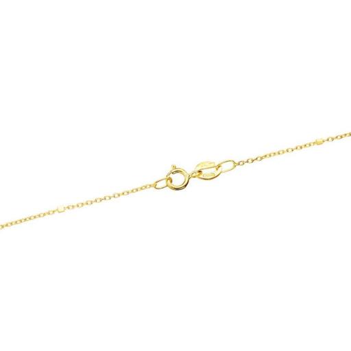 Cadena Maciza 18K Oro Amarillo – Estilo Forzado con Detalles en Cubos [1]