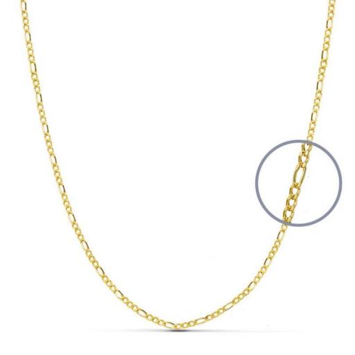 Cadena Oro Amarillo 18K Cartier Hueca 50 cm x 1.5 mm