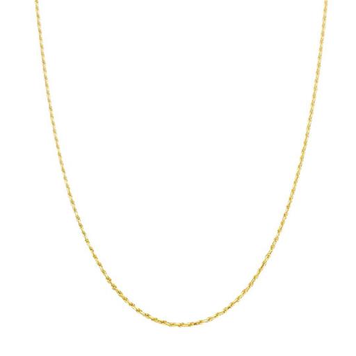 Cordon oro 18k salomónicos macizo de 60 cm