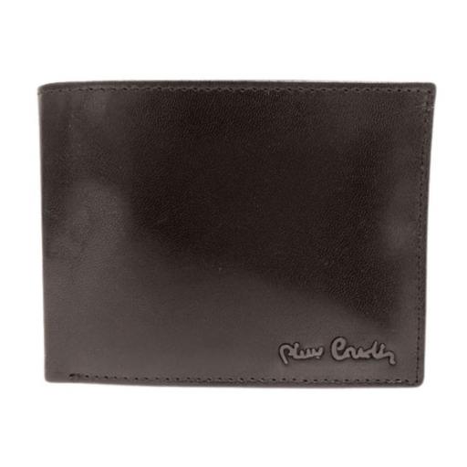 Cartera de piel negra de Pierre Cardin para hombre