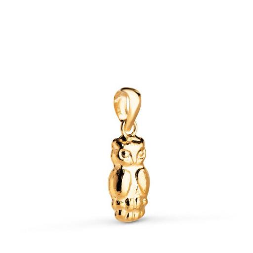 Colgante Búho Oro Amarillo 18K - Sabiduría y Protección [0]