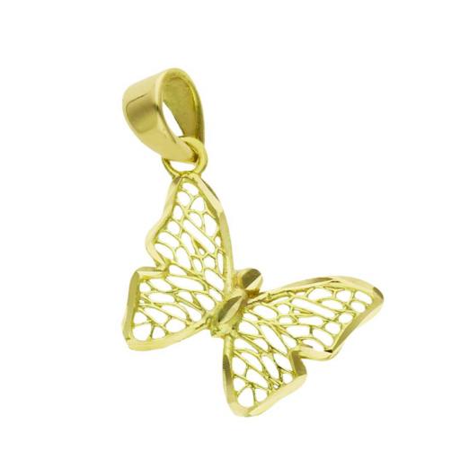 Colgante Mariposa Oro 18K [0]