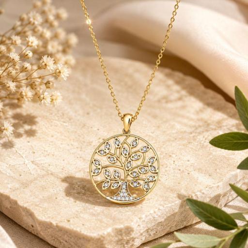 Colgante de oro 18k Árbol de la Vida  [2]