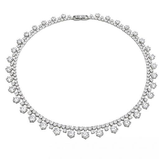 Collar Novia Brillo Imperial – Elegancia con Circonitas