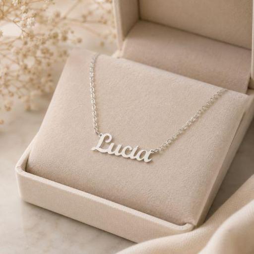 Gargantilla Personalizable en Plata de Ley con Nombre – Elegancia Fina y Única [1]