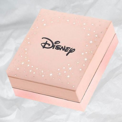 Pulsera de Plata Mickey y Minnie Disney - Diseño Romántico de Beso [1]