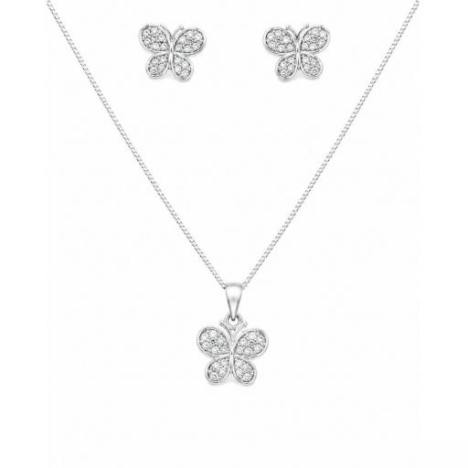 Juego Mariposa en Plata de Ley – Delicadeza y Encanto [0]