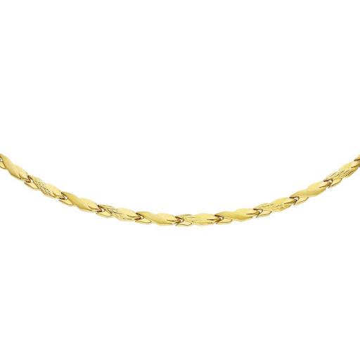 Pulsera de oro amarillo 18K TROQUELADA