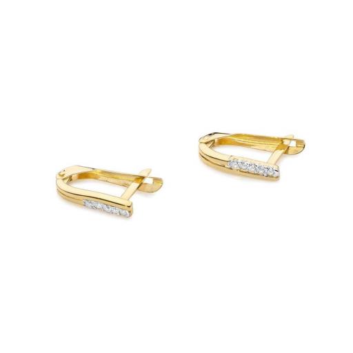 Pendientes Ianthe Oro 14K con Diamantes [1]