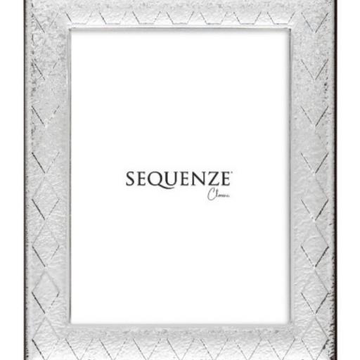 Portafotos Banner de Sequenze – Elegancia en Plata 1ª Ley Laminada