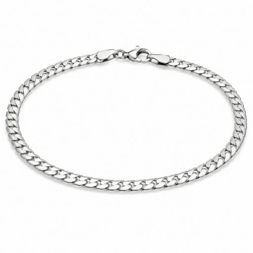 Pulsera Acero Plana 22cm – Estilo Casual Masculino [0]