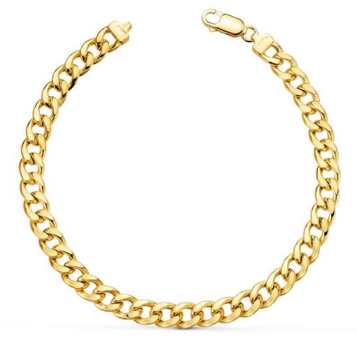 Pulsera Barbada Oro 18K – Fuerza y Estilo Atemporal [0]