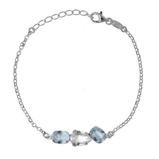 Pulsera Clarity Light Azore en Plata de Ley bañada en Rodio – Victoria Cruz [0]