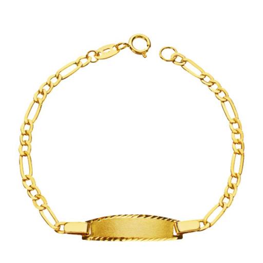 Pulsera Esclava de Oro Amarillo 9k para Bebé o Niño – Una Joya Especial