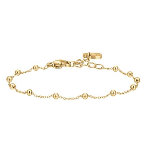 Pulsera Juvenil Fina para Mujer – Cadena y Bolitas en Acero