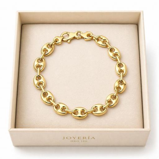 Pulsera Calabrote Oro 18K 9mm – Presencia Premium [1]