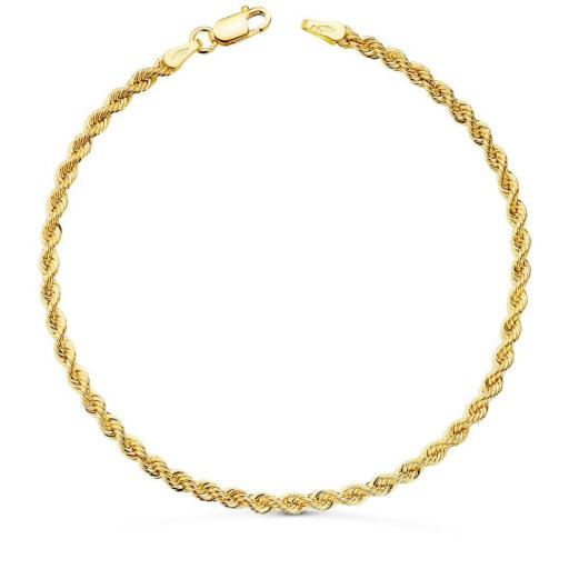 Pulsera Cordón Salomónico de Oro 18K – Delicadeza con Estilo