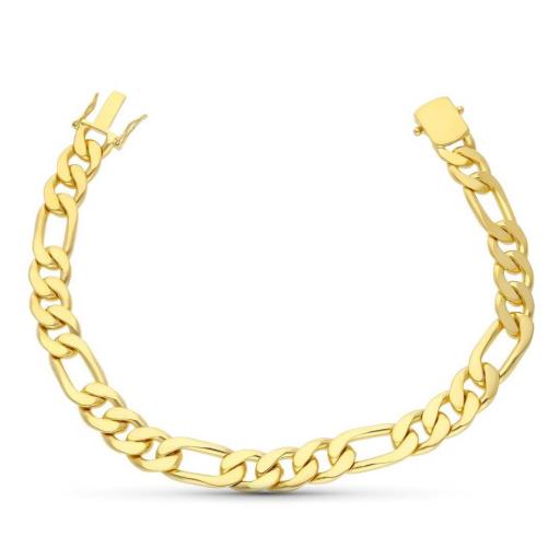 Pulsera de Oro Amarillo 18K Maciza – Estilo y Fuerza en Cada Detalle