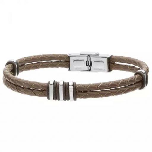 Pulsera trenzada para hombre con elegantes dijes modelo 592 [1]