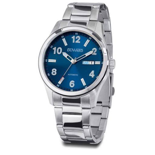 Reloj Automático Hombre Duward Acero Esfera Azul Degradada – D95803.E1