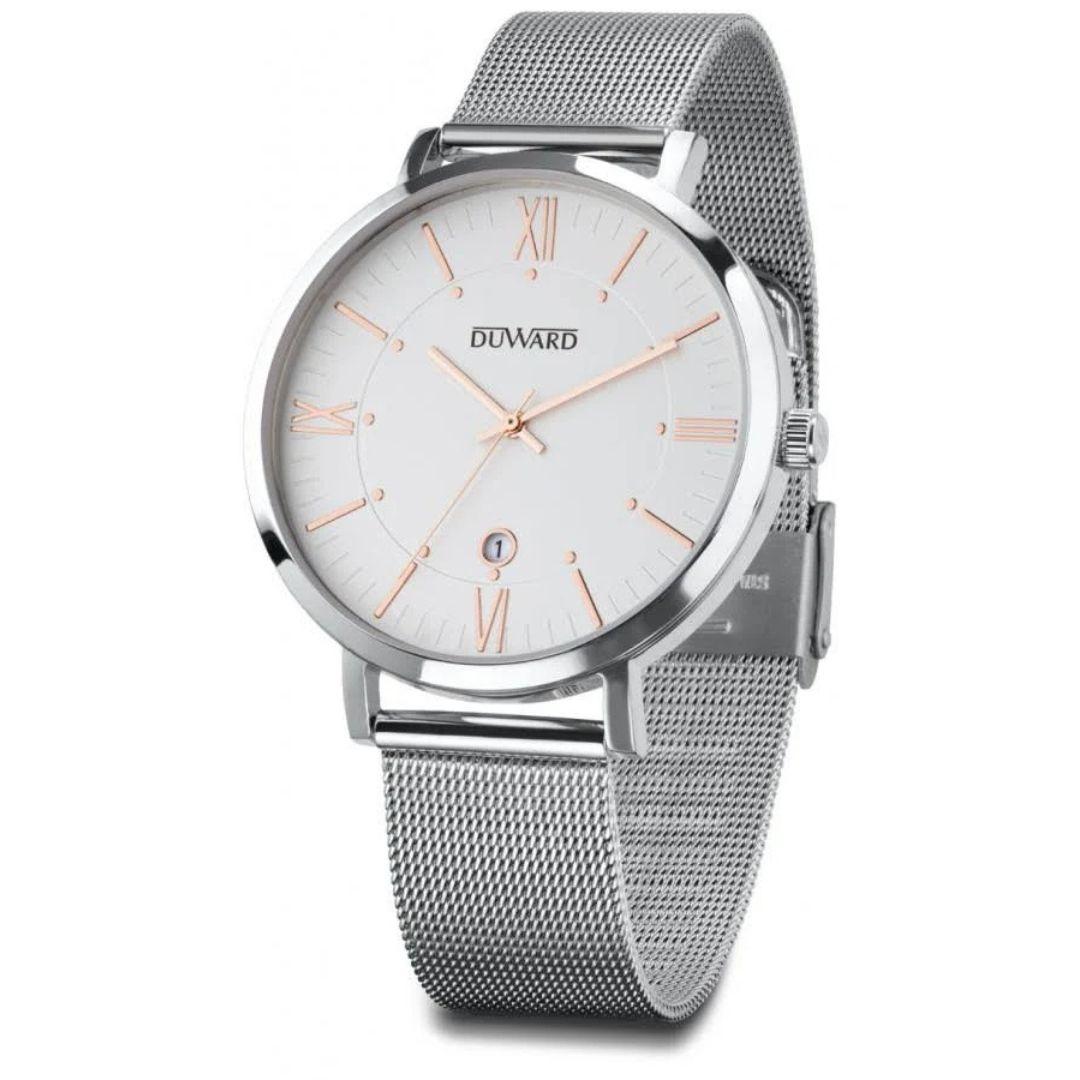 Reloj Duward Hombre Elegance Stilingas Malla Milanesa Acero – D95422.01