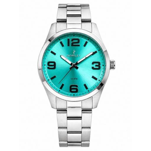 Reloj Nowley Hombre HOT Turquesa – Acero Estilo Urbano [0]