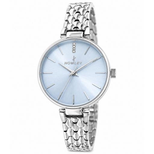 Reloj Nowley Mujer Esfera Azul – Sofisticación Moderna para Cada Día [0]