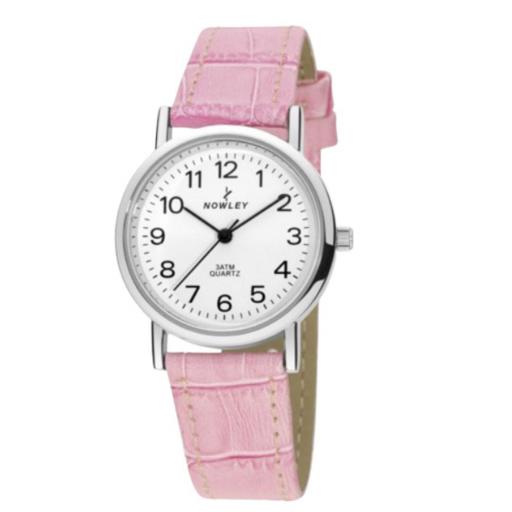 Reloj Nowley Mujer Vintage Rosa Esfera Blanca - Clásico Elegante