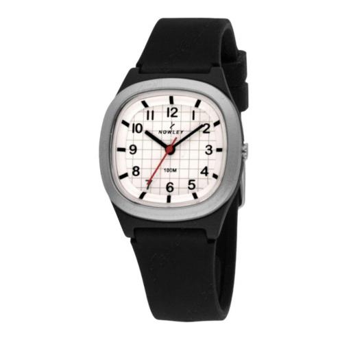 Reloj Nowley 8-6331-0-1 Básico Correa de Silicona Negra  [0]