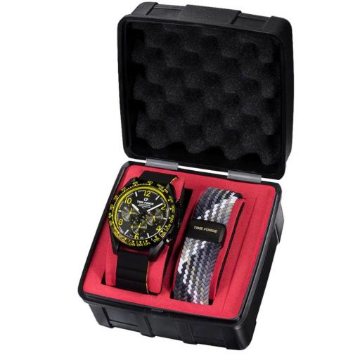 Reloj Time Force Coolwake TF5056M-K Negro/Amarillo – Deportivo, Moderno [6]