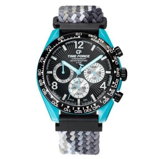 Reloj Time Force Coolwake TF5056M-P Negro-Turquesa – Resistente y Atractivo [3]