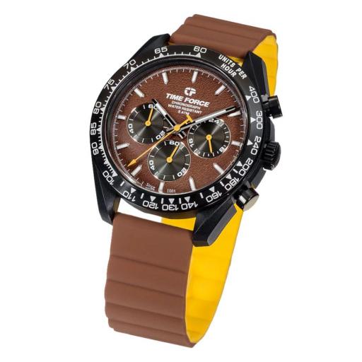 Reloj Time Force Coolwake TF5056M-Z Marrón – Moderno, Versátil y con 2 Correas