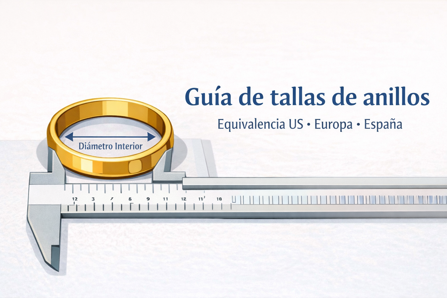 Guía de tallas de anillos: cómo elegir la medida perfecta