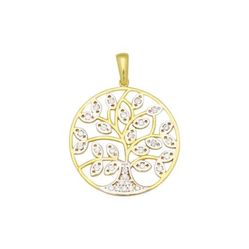 Colgante de oro 18k Árbol de la Vida 