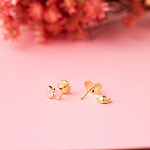 Pendientes de oro 18K en forma de mariposa [1]