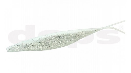  Deps SAKAMATA SHAD 5" 031-WHITE & CLEAR/SILVER FLAKE 