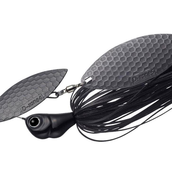 Spinnerbait D ZONE 1/2 oz. DI | 48-MAT BLACK (F/R= MAT BLACK)