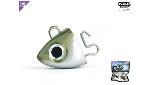 Black Minnow 160 - 2 Search Jig head - 45g - Khaki
