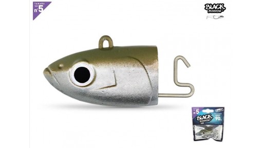 Black Minnow 160 - 1 Deep Jig head - 90g - Khaki