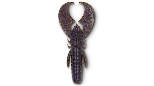 Zelus Craw V2 3" de Pitch & Strike Cinnamon Purple